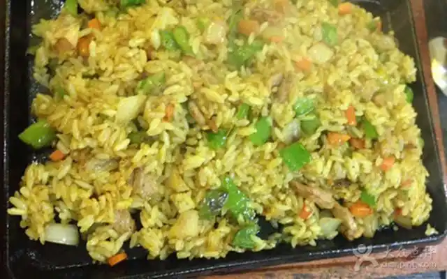 青椒肉丝铁板饭