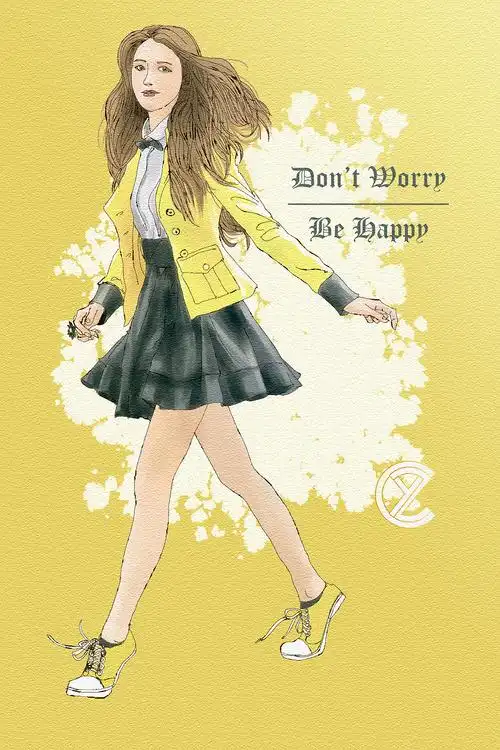 踮起脚尖的女孩