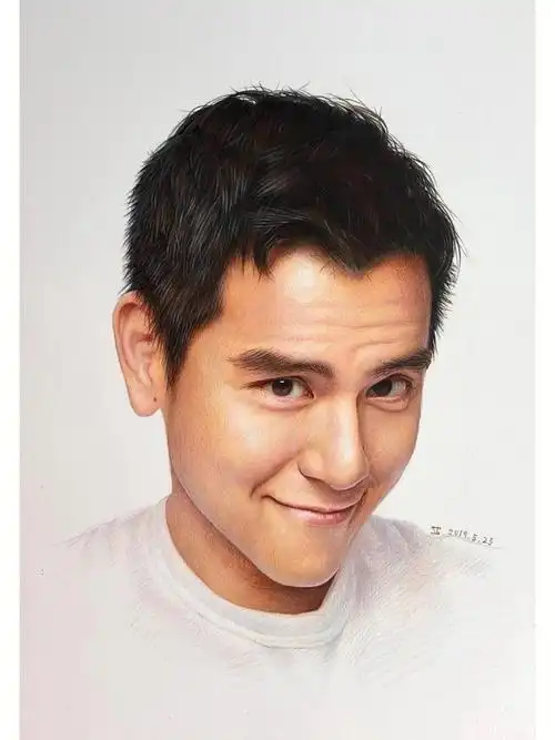 彩铅  #手绘  #彩铅画  #彭于晏