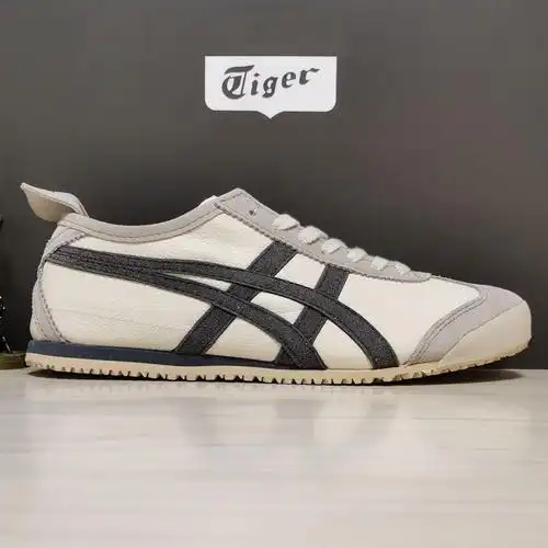 虎冢鞋tiger女鞋经典白蓝红阿甘鞋头层羊皮老虎鞋时尚休闲板鞋男 官网