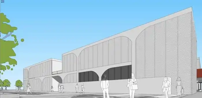 上海徐汇龙美术馆西岸馆建筑方案su模型原创