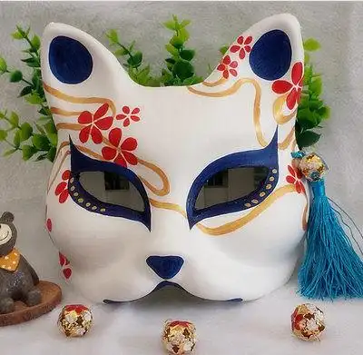 手绘狐狸面具