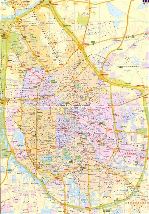 天津城区交通地图2020高清版