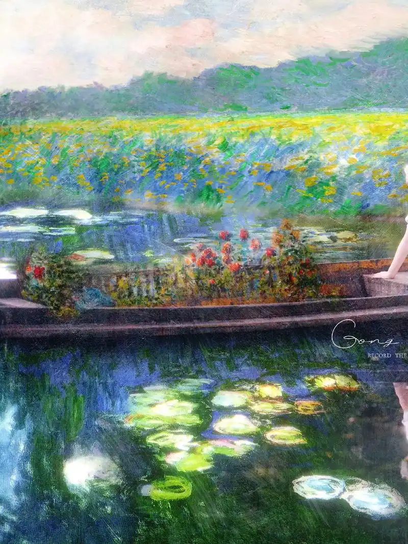 莫奈油画里的夏天93|印象派油画写真.
