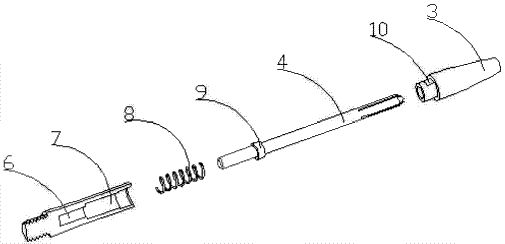 一种新型伸缩及旋转飞镖镖杆的制作方法