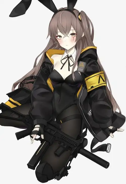ump45兔女郎插画图片壁纸