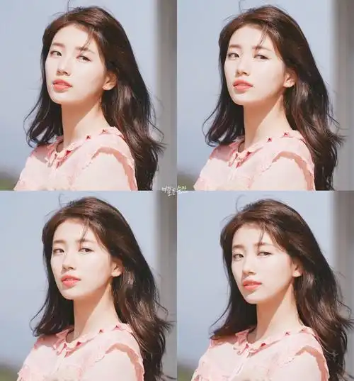 秀智suzy国民初恋长发清纯妆容女神