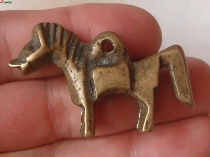 东北民俗民国小铜马挂件