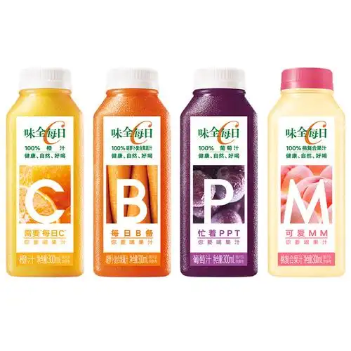 再补券味全每日c纯果蔬汁饮料300ml8瓶