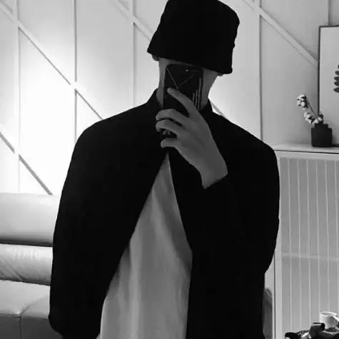 黑白头像男生长夜太难熬了