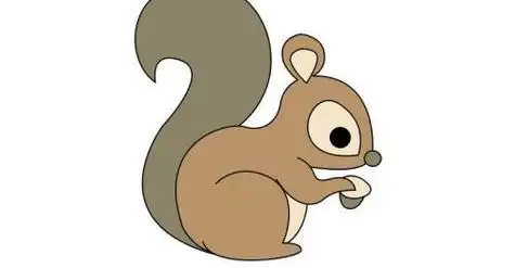 加颜色松鼠简笔画图片大全 可爱呆萌松鼠简笔画怎么画