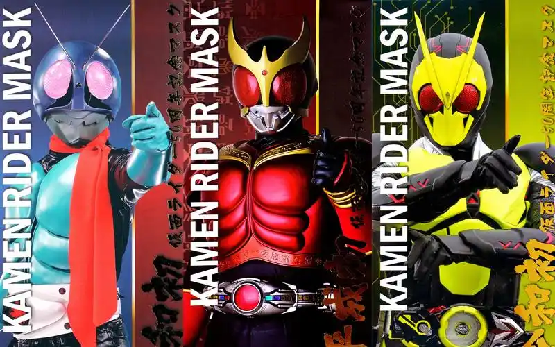 【戴个痛快】別天神 假面骑士50周年 纪念口罩 1号 空我 zero-one 4k