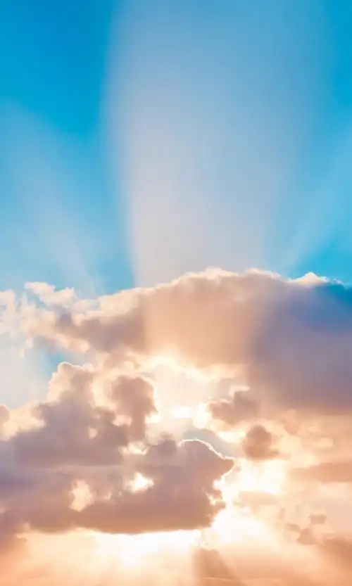 晴空万里,晴天,白云,蓝天,手机壁纸晴空万里