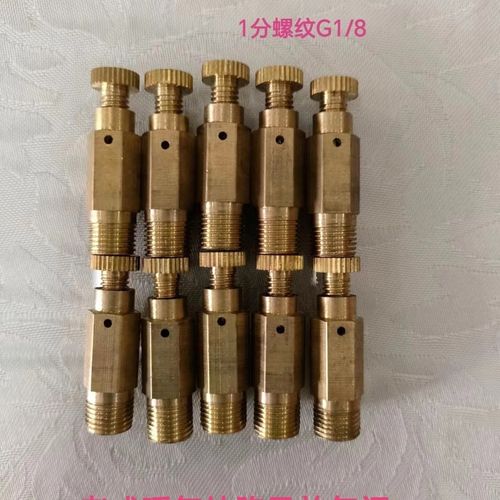 暖气片全铜放气阀手动冷风门g1分螺纹 跑风放水老式铁暖气片配件