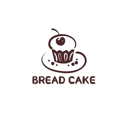 棕色手绘bread cake烘焙面包logo蛋糕logo