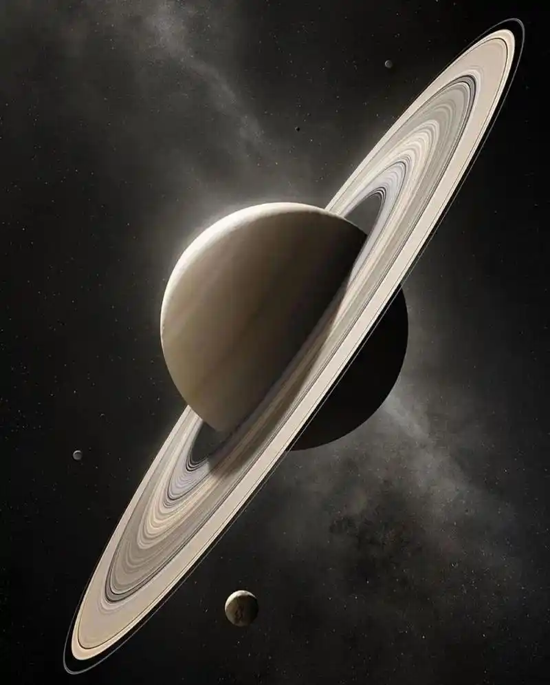 我觉得除了地球之外,土星就是太阳系里颜值最高的行星了,剩下的水星