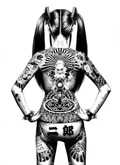 日本艺术家shoheiotomo的暴力插画美学