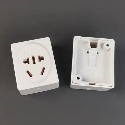 五孔墙壁插座明装自扣10a16a通用汽车充电插座 16a暗箱插座墙壁插