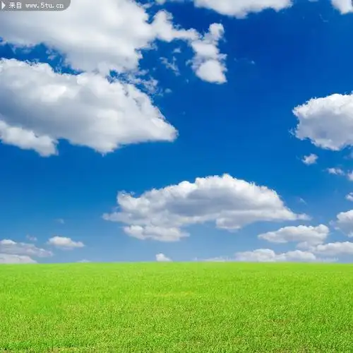 蓝天白云背景风景图片