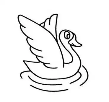 鹅的简笔画 鹅的简笔画图片大全可爱简单