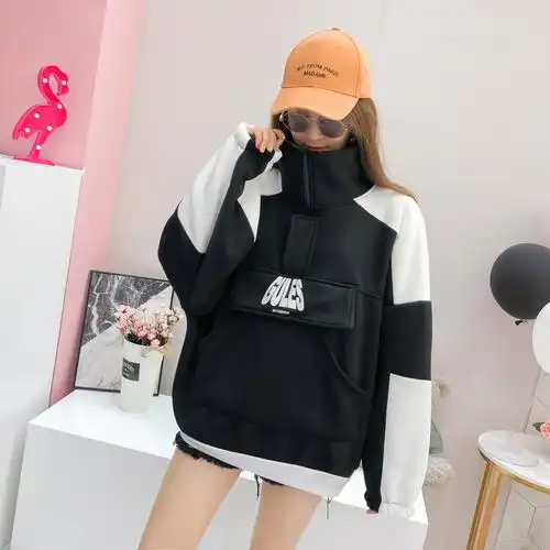 特价女生衣服秋季_女生酷酷的衣服长袖秋装霸气网红同款卫衣快手韩版