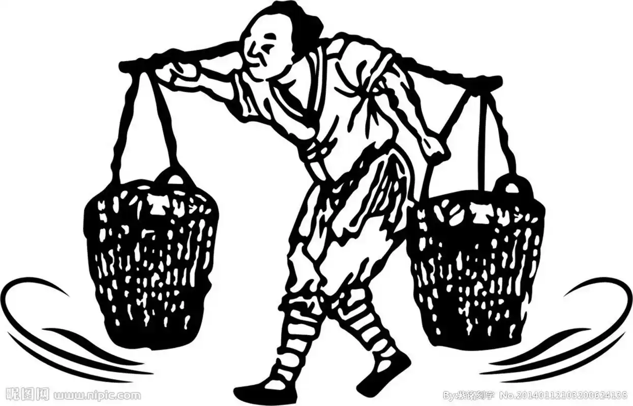 男人,再重的担子也要扛 一人吃饱全家不愁,锅灶长在腿上,这不是正确的