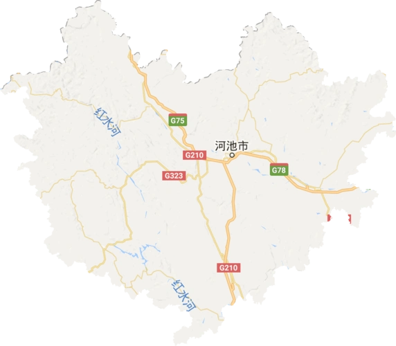 河池市高清电子地图