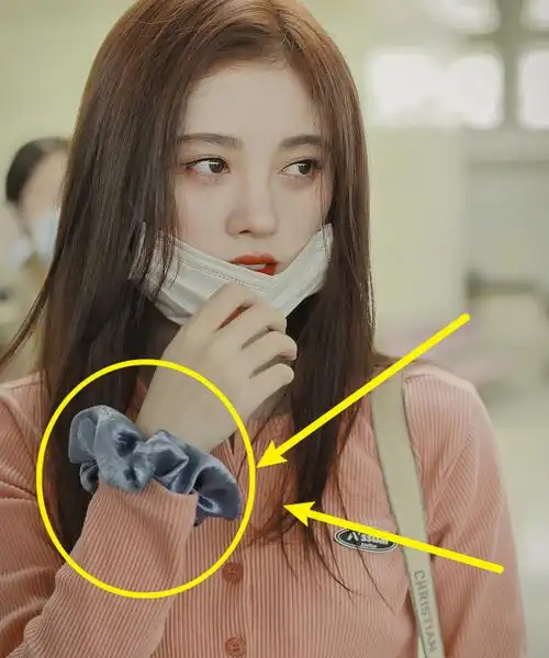 鞠婧祎最爱的头饰"大肠发圈",看到价格后,女生纷纷被种草!