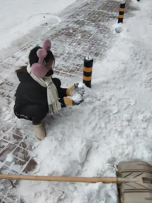 滚雪球,我要把它滚的越来越大.