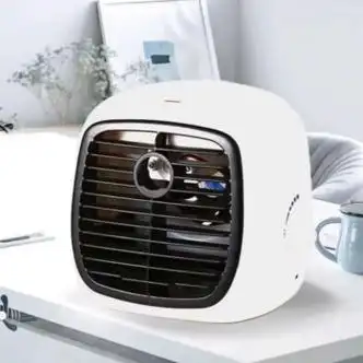 usb迷你冷风机扇便携式桌面小风扇加湿冷办公家用制冷水冷小空调 普通