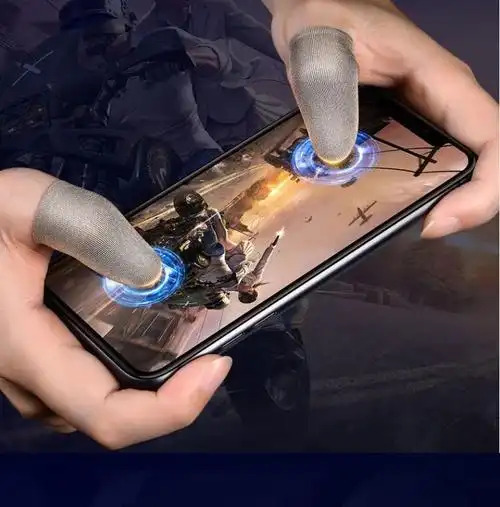 冰丝手指套 指套吃鸡冰丝吃鸡手指套打游戏手套电竞防汗指套职业大