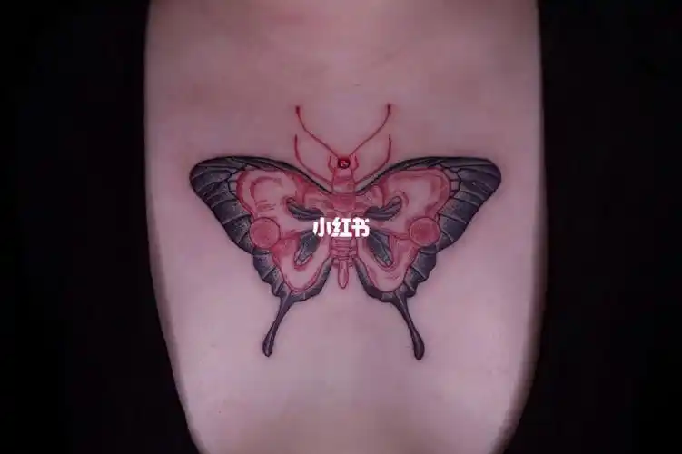 97胸口纹身 埋钉_纹身_宝石_穿搭_文玩_美妆_彩妆