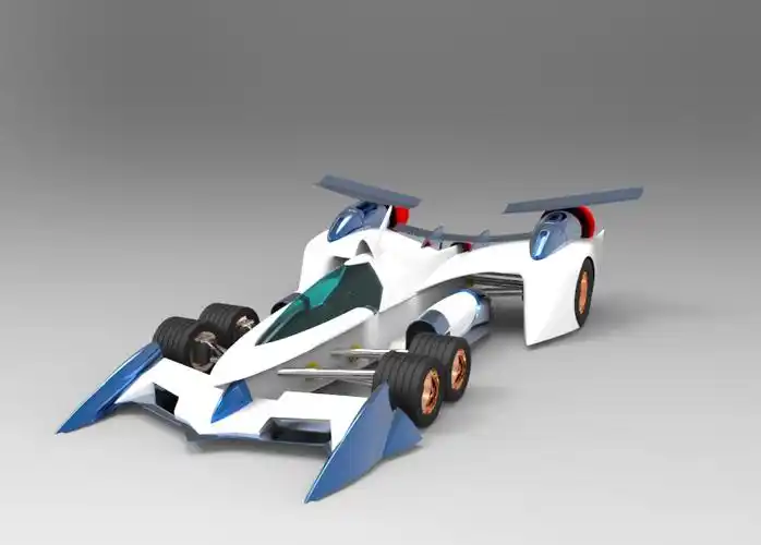 原创作品:一辆闪电霹雳车