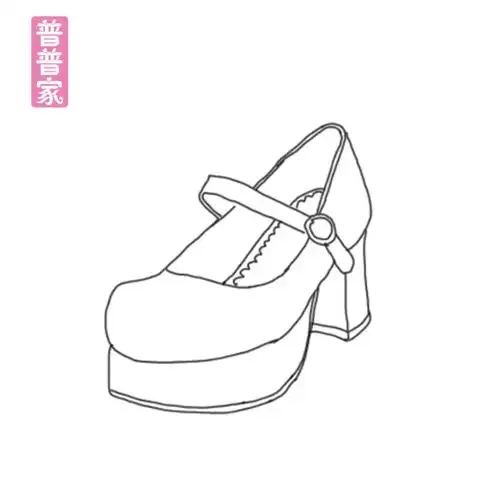 女鞋新款lolitacos单带搭扣高跟洛丽塔单鞋9890单鞋