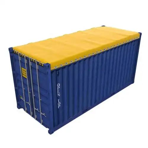 600gsm heavy duty durable open top container pvc tarpaulin for