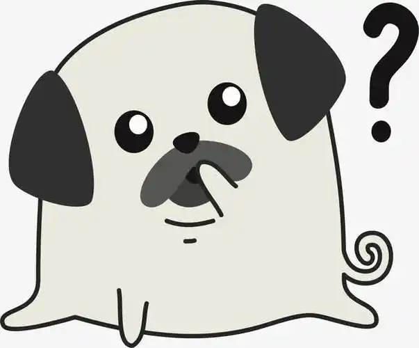 关键词 : 矢量png,小狗,小狗表情,疑问,表示疑问,问号