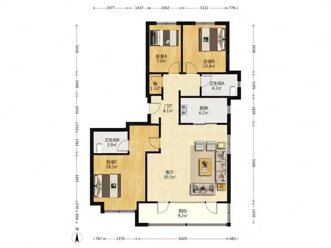 青岛房产网>青岛二手房>市北二手房>重庆南路二手房>保利天汇>
