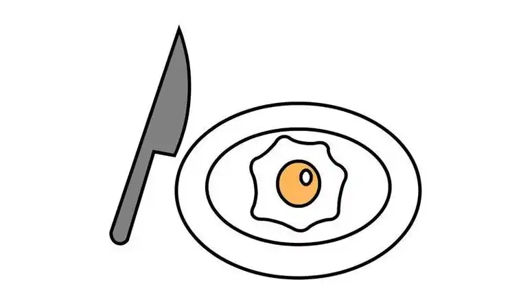 营养餐简笔画怎么画