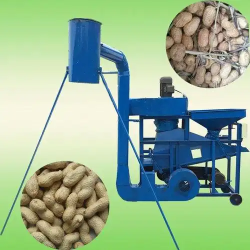 花生剥壳机是我厂根据目前花生市场的需求而研制开发的普及性产品,其