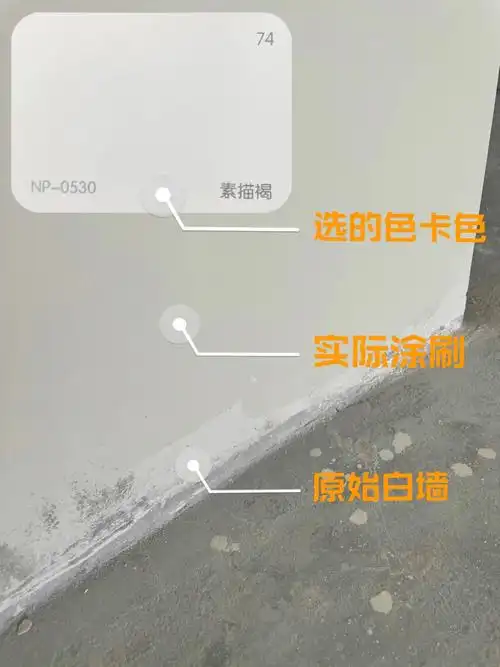 墙顶同色7215用威士伯乳胶漆的注意了