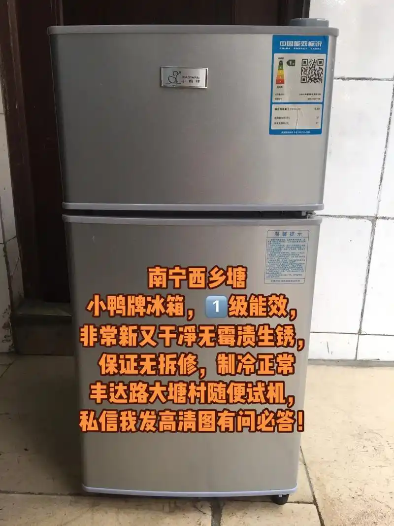 南宁西乡塘.小鸭牌冰箱,一级能效,无拆修,制冷正常,八九成新 - 抖音