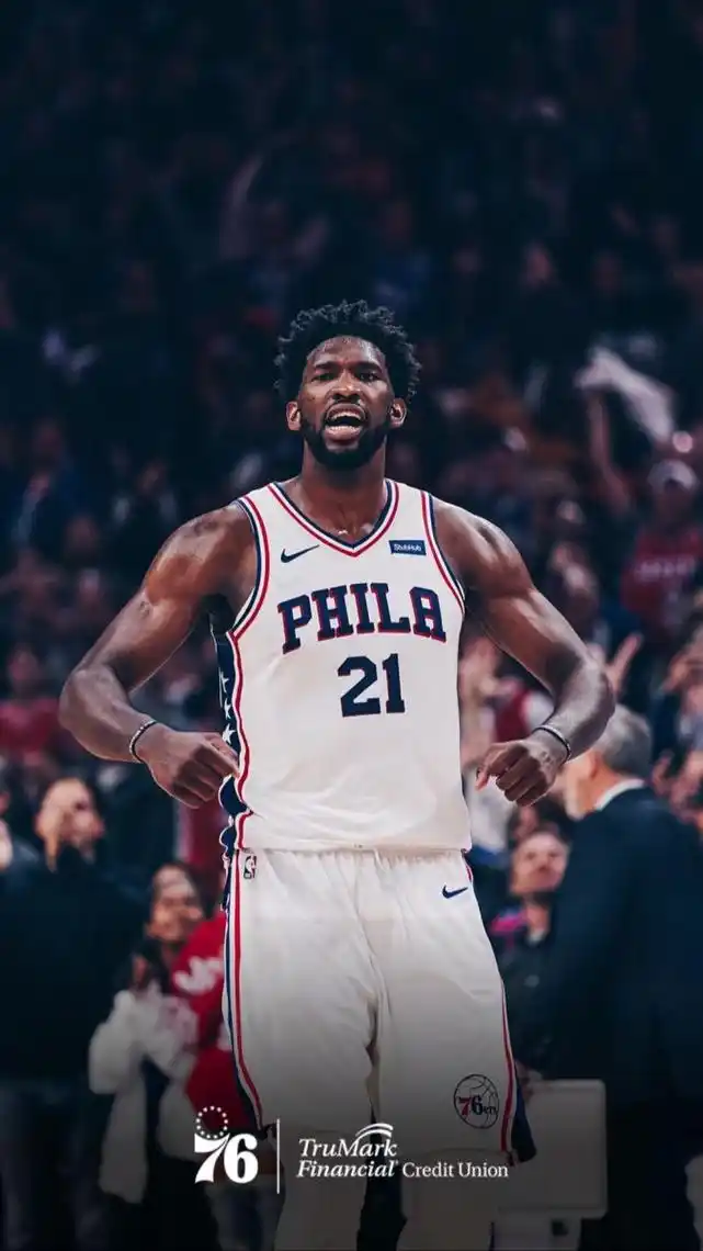 76人官方壁纸图集恩比德霸气入镜