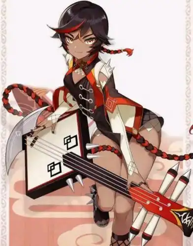 原神:辛焱立绘太丑被吐槽,玩家修改了一个地方,颜值倍增_角色