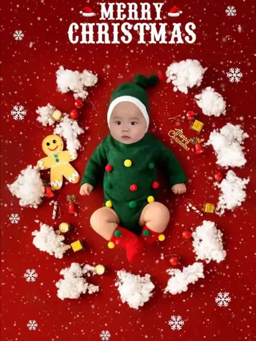 不花一分钱get宝宝好看的圣诞抠图
