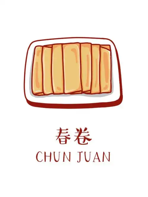 春卷(比较喜欢吃咸的,甜的只喜欢豆沙馅,豆沙万岁!