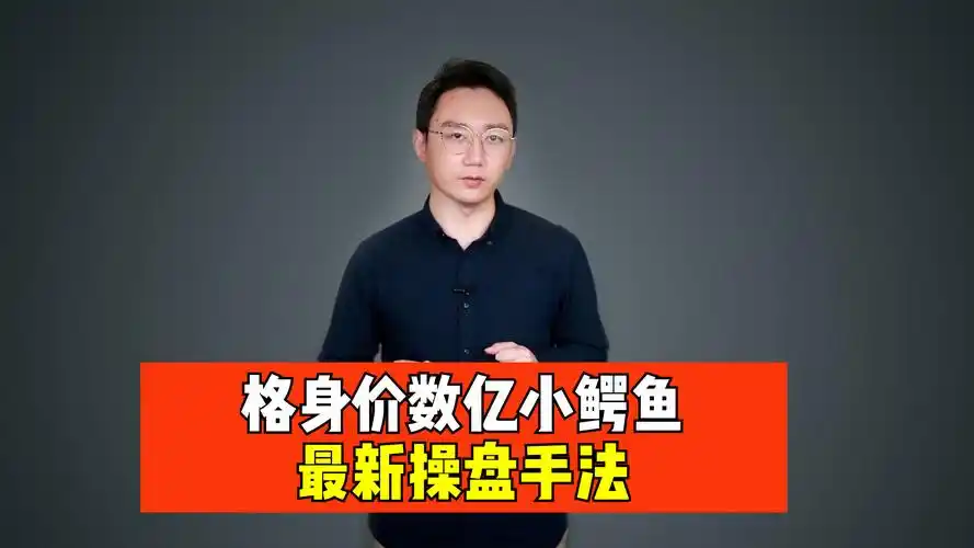 90后,身价数亿?传奇游资"小鳄鱼"最新操盘手法曝光!
