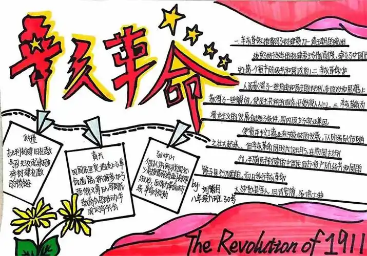 辛亥革命手抄报,辛亥革命图片
