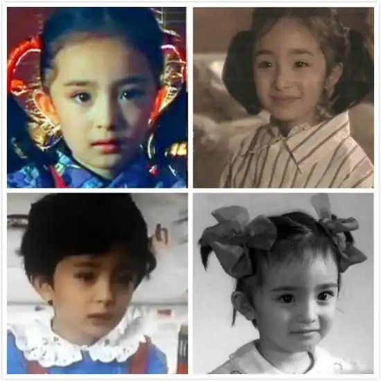 杨幂小时候太可爱了吧贵圈从小靓到大的还有谁