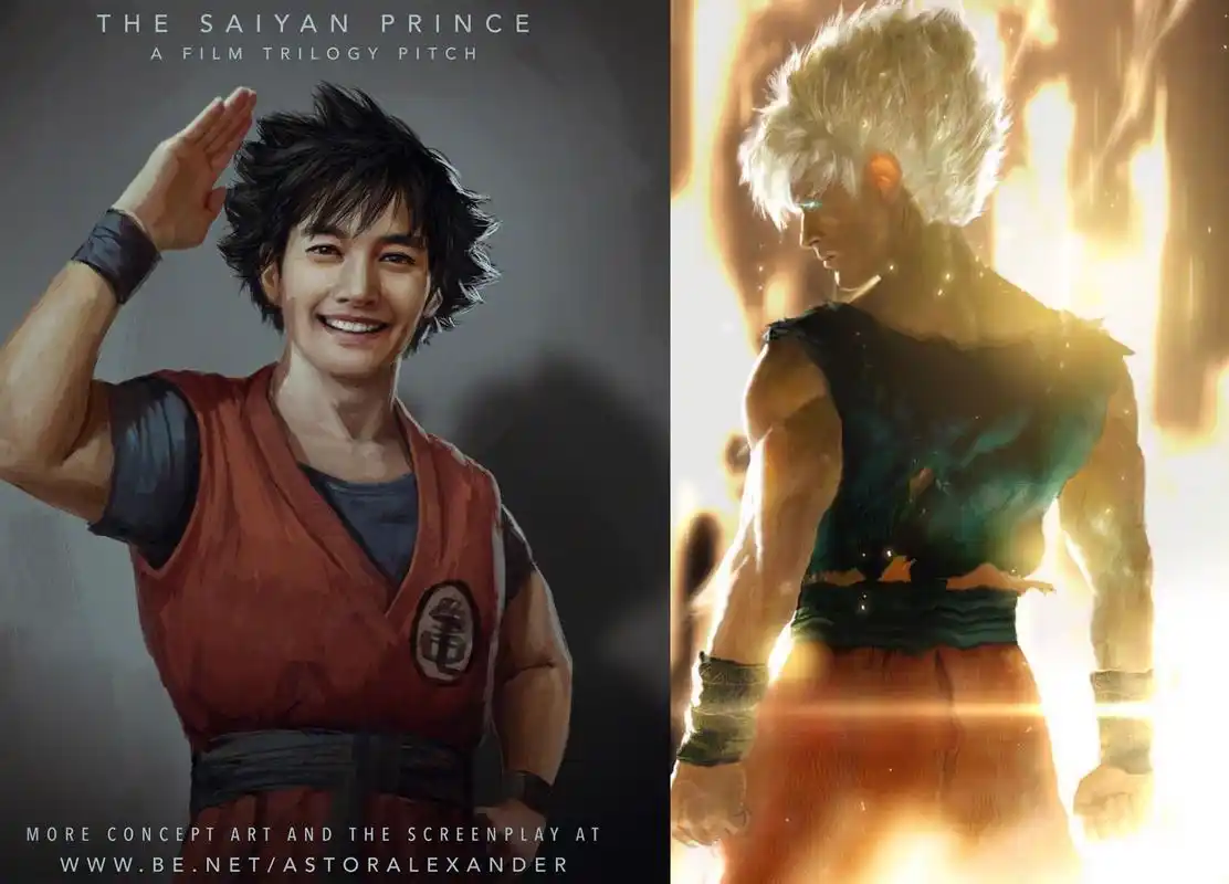 《龙珠》真人版画风,悟空很可爱,悟饭和比克有点老,布尔玛漂亮