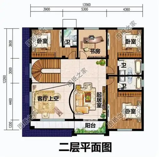 农村三层楼房设计图,简单大气,没有让你失望吧